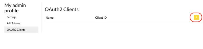 OAuth2 Clients