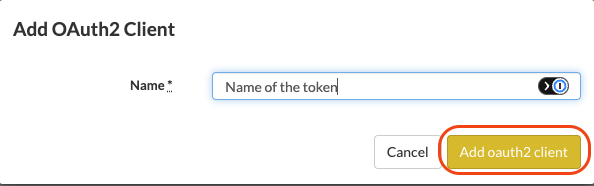 OAuth2 Clients