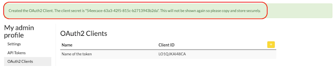 OAuth2 Clients